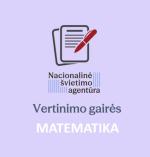 2025 m. Matematikos pagrindinio ugdymo pasiekimų patikrinimo (PUPP) vertinimo gairės