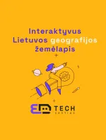 Interaktyvus Lietuvos geografijos žemėlapis