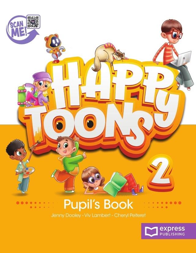 Švietimo portale paskelbta informacija apie anglų kalbos vadovėlį „Happy Toons 2“