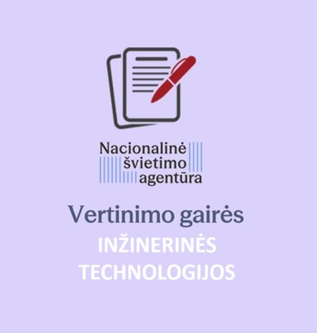2025 m. Inžinerinių technologijų vertinimo gairių projektas