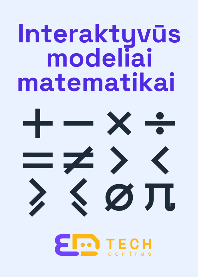 Sukurtas pirmasis interaktyvus modelis skirtas mokytis matematikos