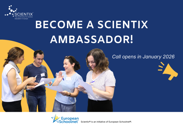 Tapkite Scientix ambasadoriumi!
