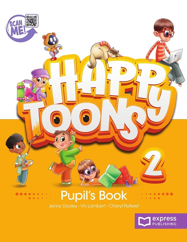 Švietimo portale paskelbta informacija apie anglų kalbos vadovėlį „Happy Toons 2“